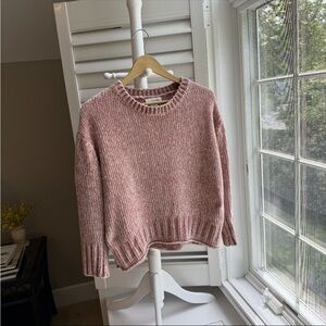 Cynthia Rowley Dusty Rose Chenille Sweater